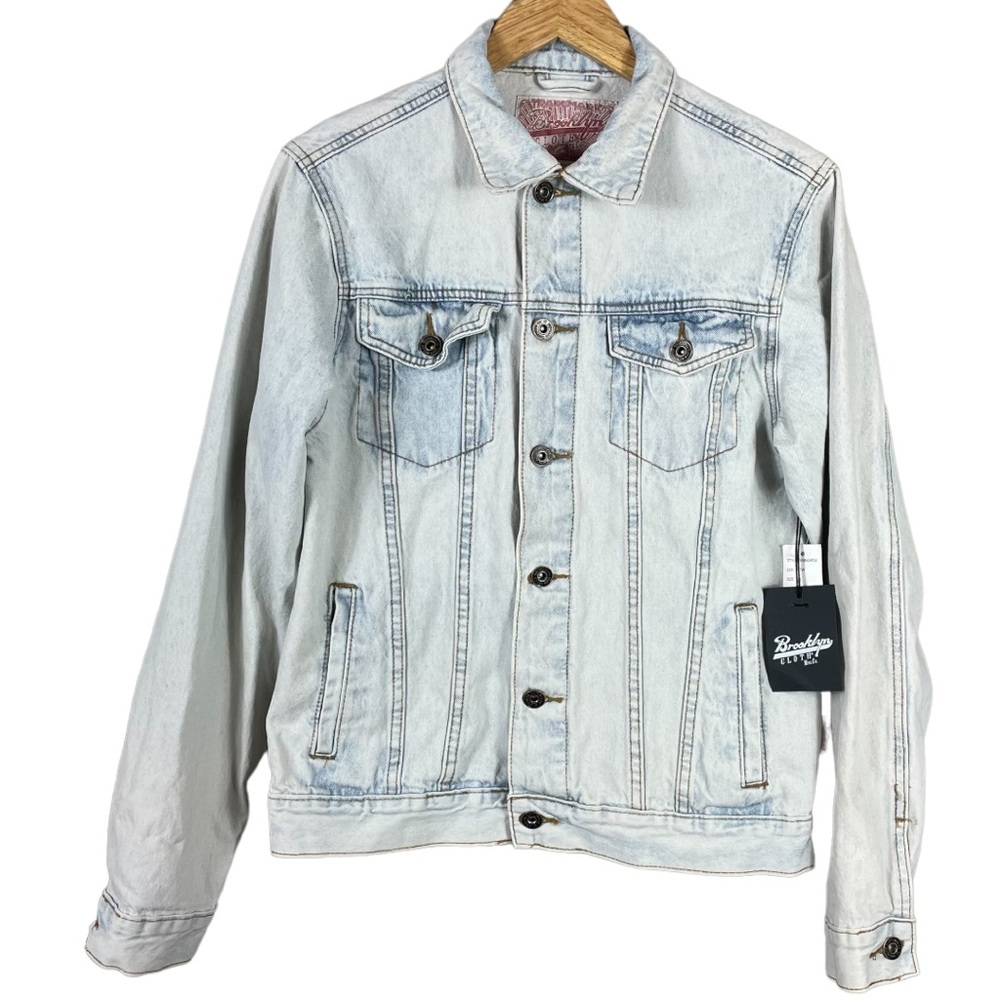 NWT Brooklyn Cloth light wash Jean jacket size small
